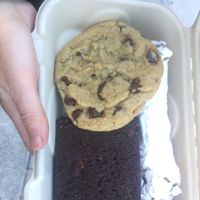 Cookie, cannoli, brownie at The Butcher's Son in Berkeley
