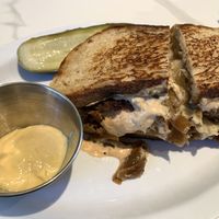 Rueben on sourdough and mozzarella   at The Butcher's Son in Berkeley