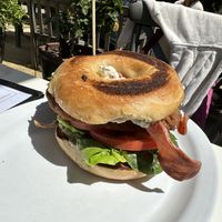 Bagel sandwich  at The Butcher's Son in Berkeley