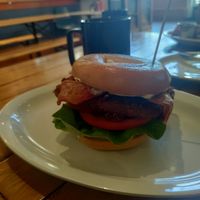 Breakfast sandwich at The Butcher's Son in Berkeley