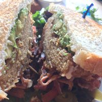 "fried chicken" sandwich  at The Butcher's Son in Berkeley