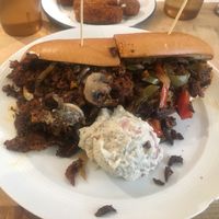 Steak and cheese  at The Butcher's Son in Berkeley