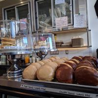 Dessert trays - cookies and donuts at The Butcher's Son in Berkeley