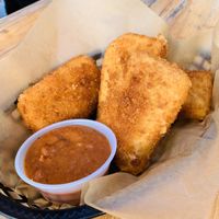 Mozzarella sticks were alright.  at The Butcher's Son in Berkeley