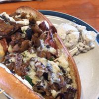 Philly cheesesteak roll  at The Butcher's Son in Berkeley