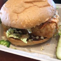 Tofu katsu burger  at The Butcher's Son in Berkeley