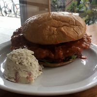 Buffalo sandwich (one of my favorites) at The Butcher's Son in Berkeley