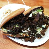 1. Steak Banh Mi USD13.50
Side dish: Bacon Macaroni Salad at The Butcher's Son in Berkeley