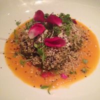 mushrooms and quinoa :) at Plant Food and Wine in Miami