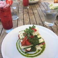 raw zucchini  at Plant Food and Wine in Miami