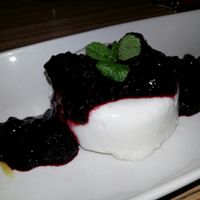 a vegan desert at Las Iguanas in Milton Keynes