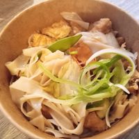 With tofu' at Tata Restaurant in Vienna