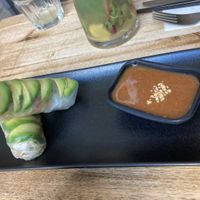 Avocado summer rolls  at Tata Restaurant in Vienna