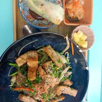 Lunch menu vegan at Tata Restaurant in Vienna