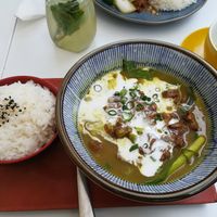 Curry with seitan. My favourite! at Tata Restaurant in Vienna