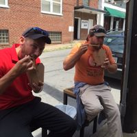 Satisfied customers at Vu Noodles in Charlottesville