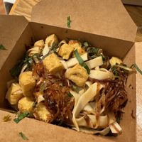 Updated look at the tofu carmelized noodles😄 at Vu Noodles in Charlottesville