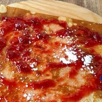 Crêpes - maybe vegan, the upper defenitely not due to the cream at Cosy Lunch in Rouen