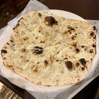 Garlic Cheese Naan  at Bay Leaf Restaurant in New Bern