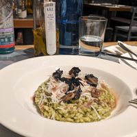 green risotto at Teresa Carles in Lleida