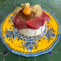 white chocolate cake at Teresa Carles in Lleida