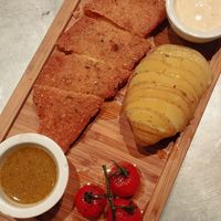 Cachopo o milanesa vegana at Teresa Carles in Lleida