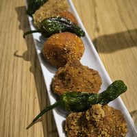Croquetas (las de calabaza no son vegan) at Teresa Carles in Lleida