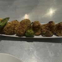 3 croquetas de morcilla y 3 de setas  at Teresa Carles in Lleida