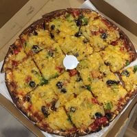 Vegan supreme - family size at Kako Pizza in Prospect