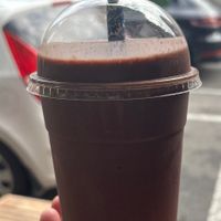 Choc boss smoothie  at Bom Dia Bowls Acai Bar in Glenelg