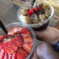 Bomchoc and Bomdia  at Bom Dia Bowls Acai Bar in Glenelg