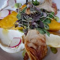 Artichoke and polenta at Mildreds - Kings Cross in North London