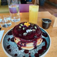 Buttermilk pancakes at Mildreds - Kings Cross in North London