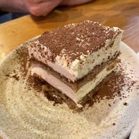 White chocolate tiramisu—highly recommended!  at Mildreds - Kings Cross in North London
