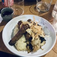 Bangers and mash  at Mildreds - Kings Cross in North London