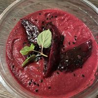 	
Beetroot celeriac borani  at Mildreds - Kings Cross in North London