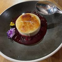 Creme Brulée - nice crack on the top  at Mildreds - Kings Cross in North London