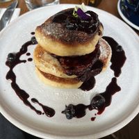 blueberry pancakes   at Mildreds - Kings Cross in North London