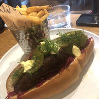 Sausage and sauerkraut   at Mildreds - Kings Cross in North London