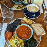classic brunch and almuerzo brunch at Mildreds - Kings Cross in North London