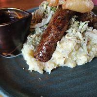 Their winter sausages and mash! at Mildreds - Kings Cross in North London