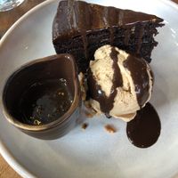 Chocolate Ganache Layer Cake #Veganuary at Mildreds - Kings Cross in North London