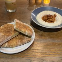 Hummus with Grilled Pita  at Mildreds - Kings Cross in North London