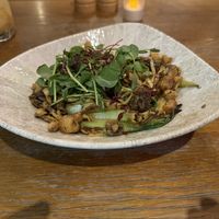 Tempeh Mushroom Yaki Udon  at Mildreds - Kings Cross in North London