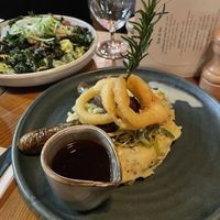 Cumberland sausage and mash  at Mildreds - Kings Cross in North London