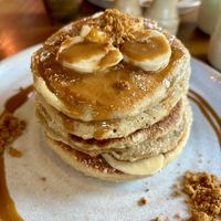 Biscoff-Bananen-Pancakes ⭐️⭐️⭐️⭐️⭐️  at Mildreds - Kings Cross in North London