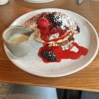 Berry pancakes   at Mildreds - Kings Cross in North London