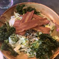 Caesar salad with added rashers at Mildreds - Kings Cross in North London