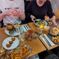 Vegan dishes at Mildred's at Mildreds - Kings Cross in North London