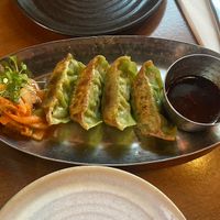 kimchi gyoza  at Mildreds - Kings Cross in North London